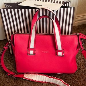 Pink Henri Bendel shoulder bag with original sack and papers